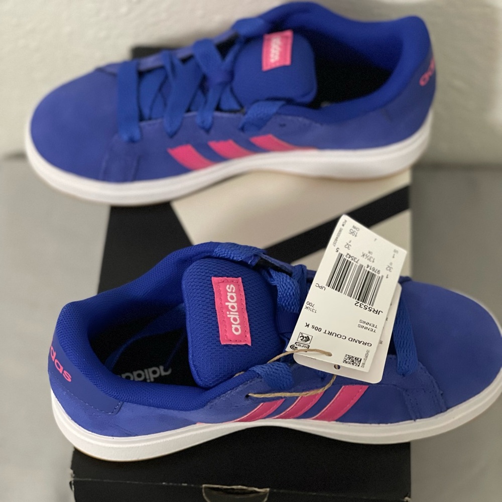 🚨SOLD🚨 Adidas Kids' Grand Court Y2K Size 1 New in Box - Picture 4 of 6